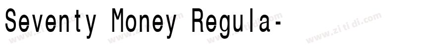 Seventy Money Regula字体转换